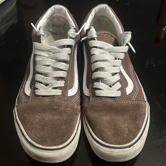 Vans Other - Vans Old Skool Suede Sneakers in Brown and White